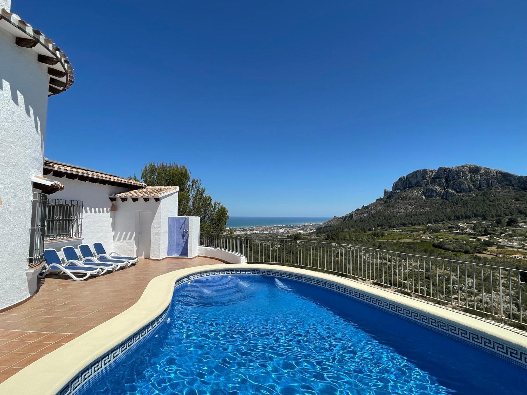 Casa Dalí lot of space, fantastic views&heated pool Monte Pego Exterior foto